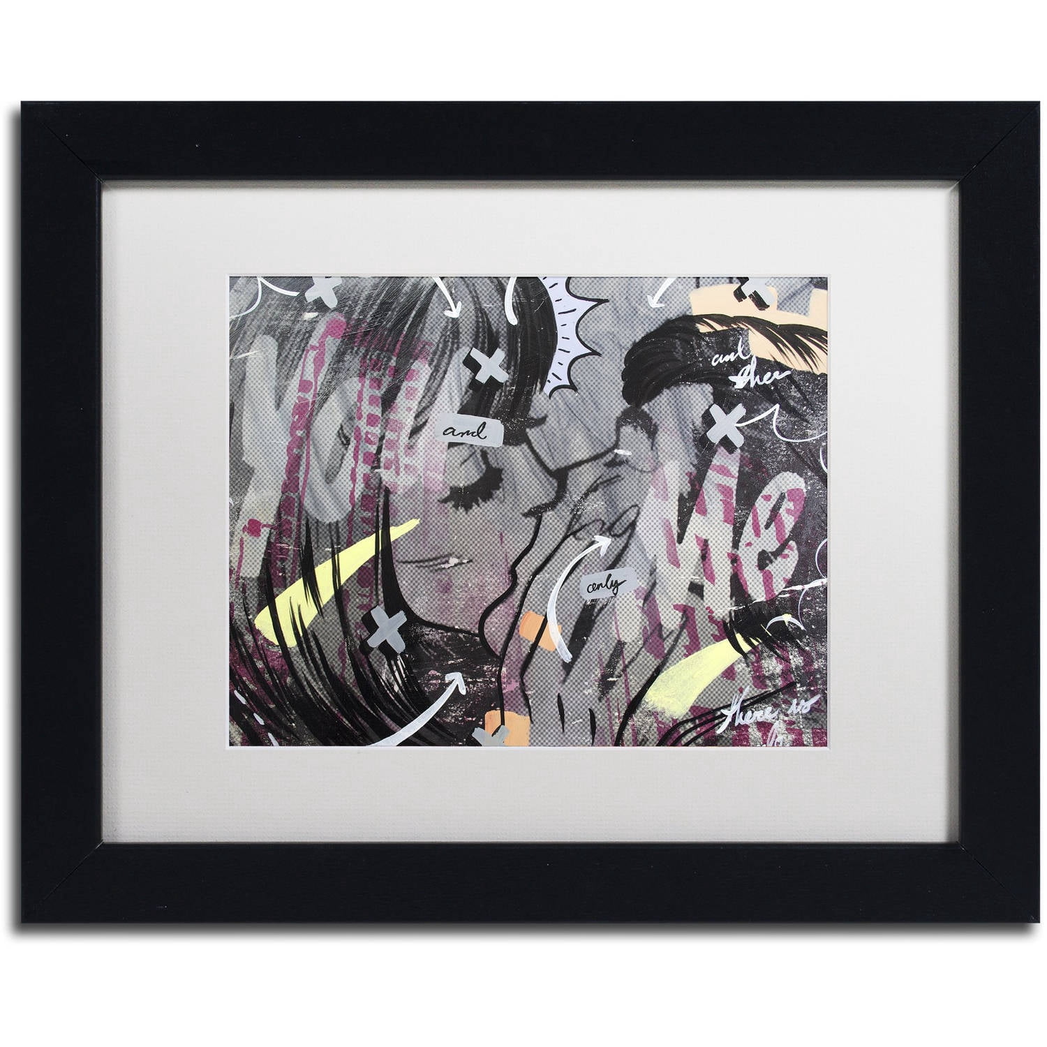 Dan Monteavaro 'And Only' Matted Framed Art
