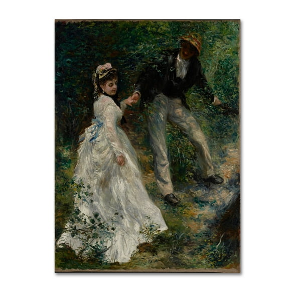Renoir 'La Promenade' Canvas Art