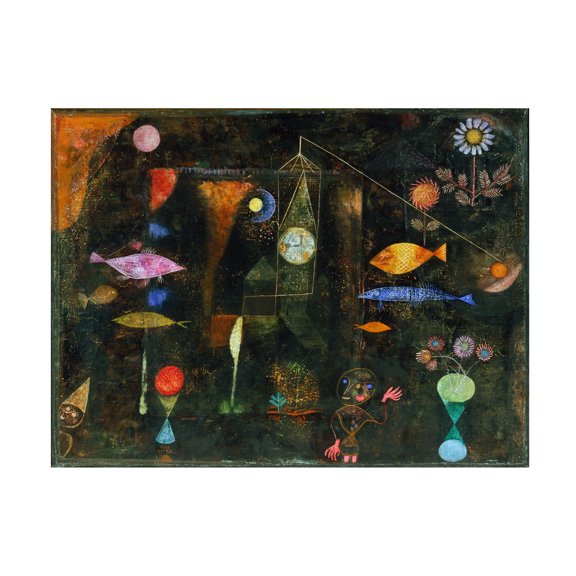 Paul Klee 'Fish Magic' Canvas Art