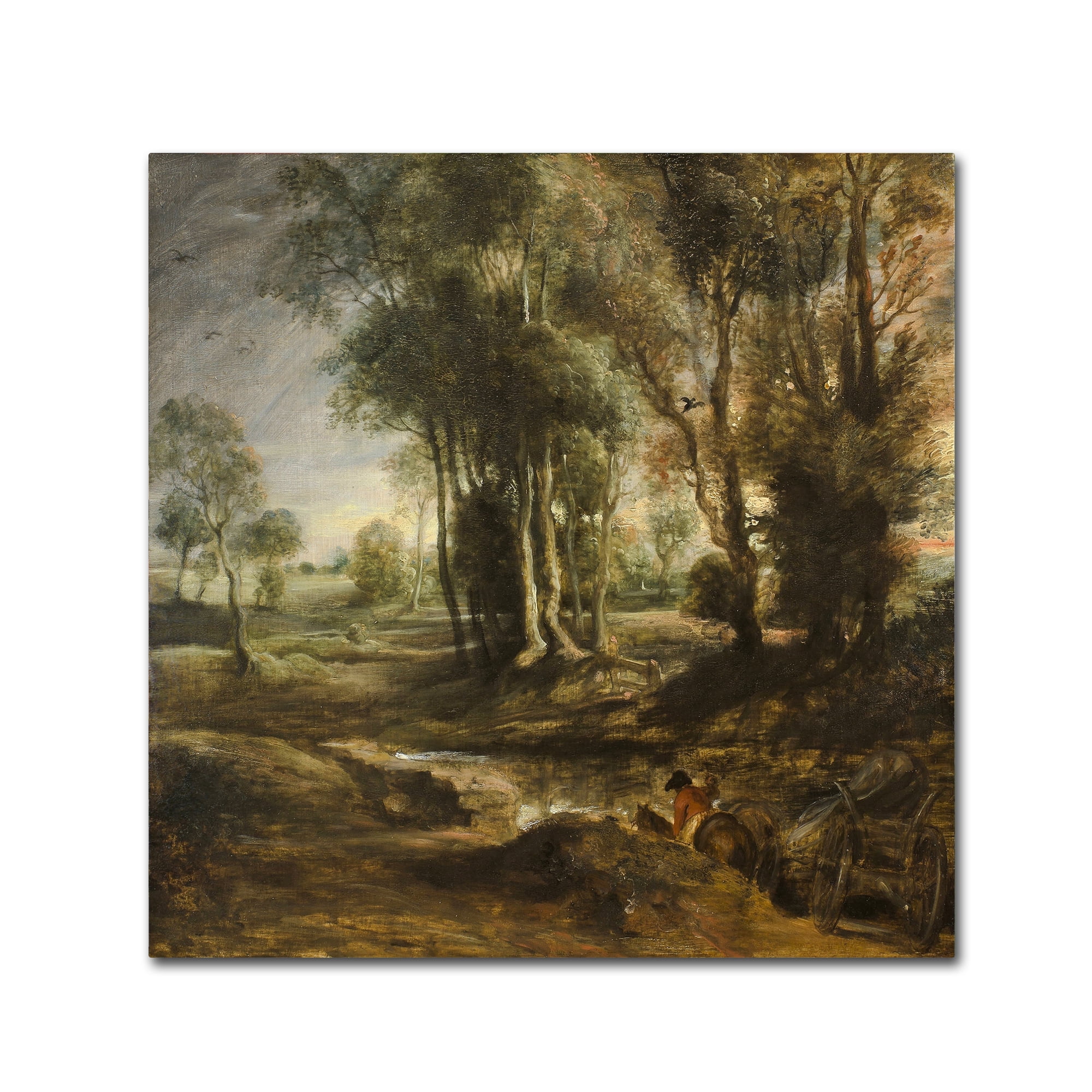 Peter Paul Rubens Evening Landscape Canvas Art, 15" x 20"