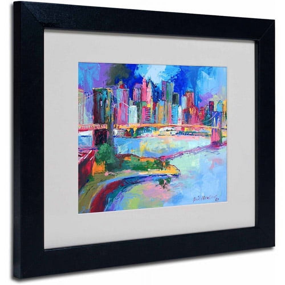 Richard Wallich 'Brooklyn' Matted Framed Art