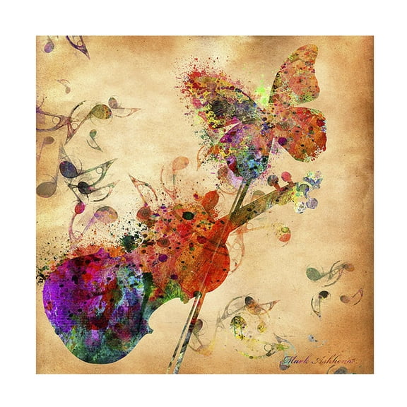 Mark Ashkenazi 'Love Music' Canvas Art