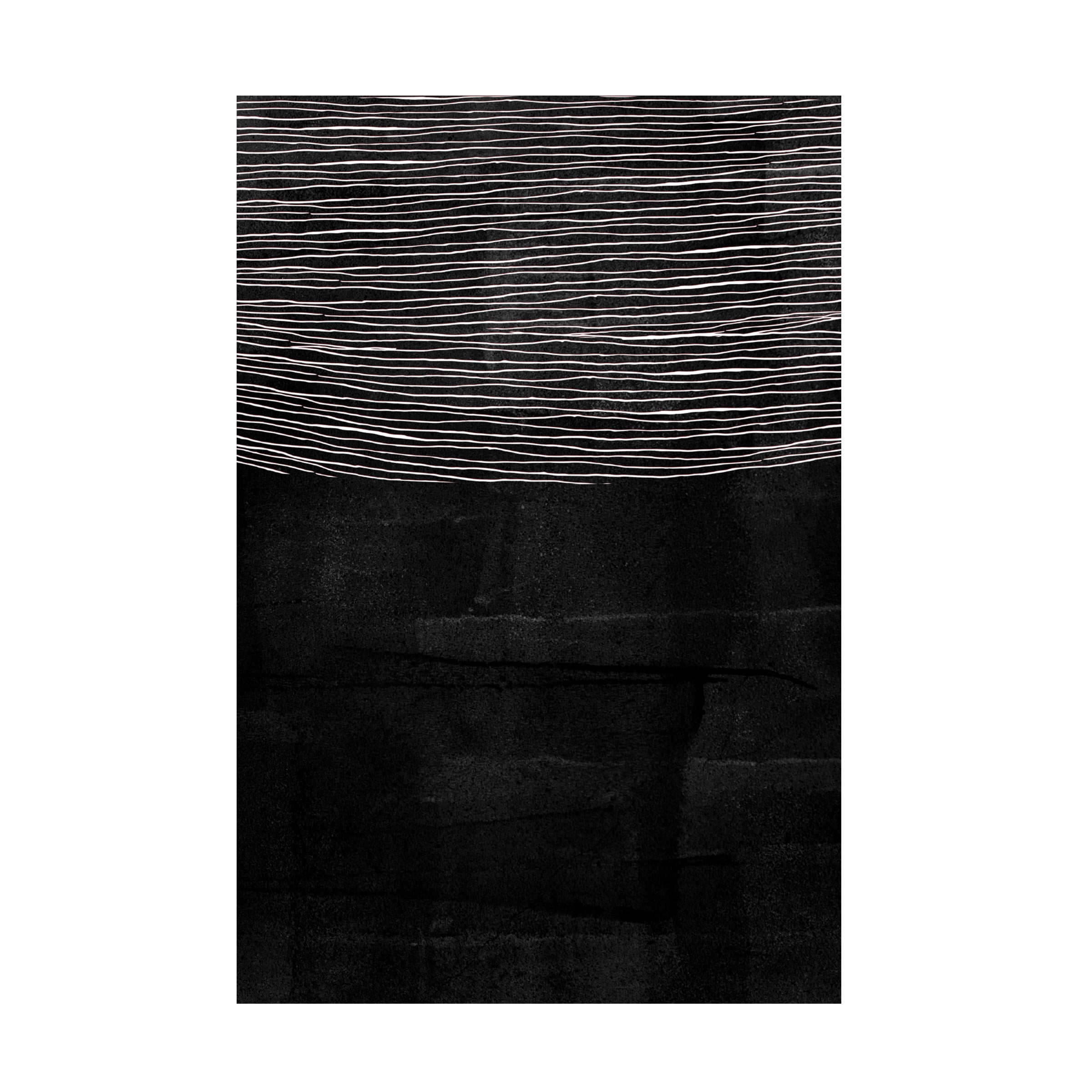 StudioSix 'BLACKENED LINE' Canvas Art