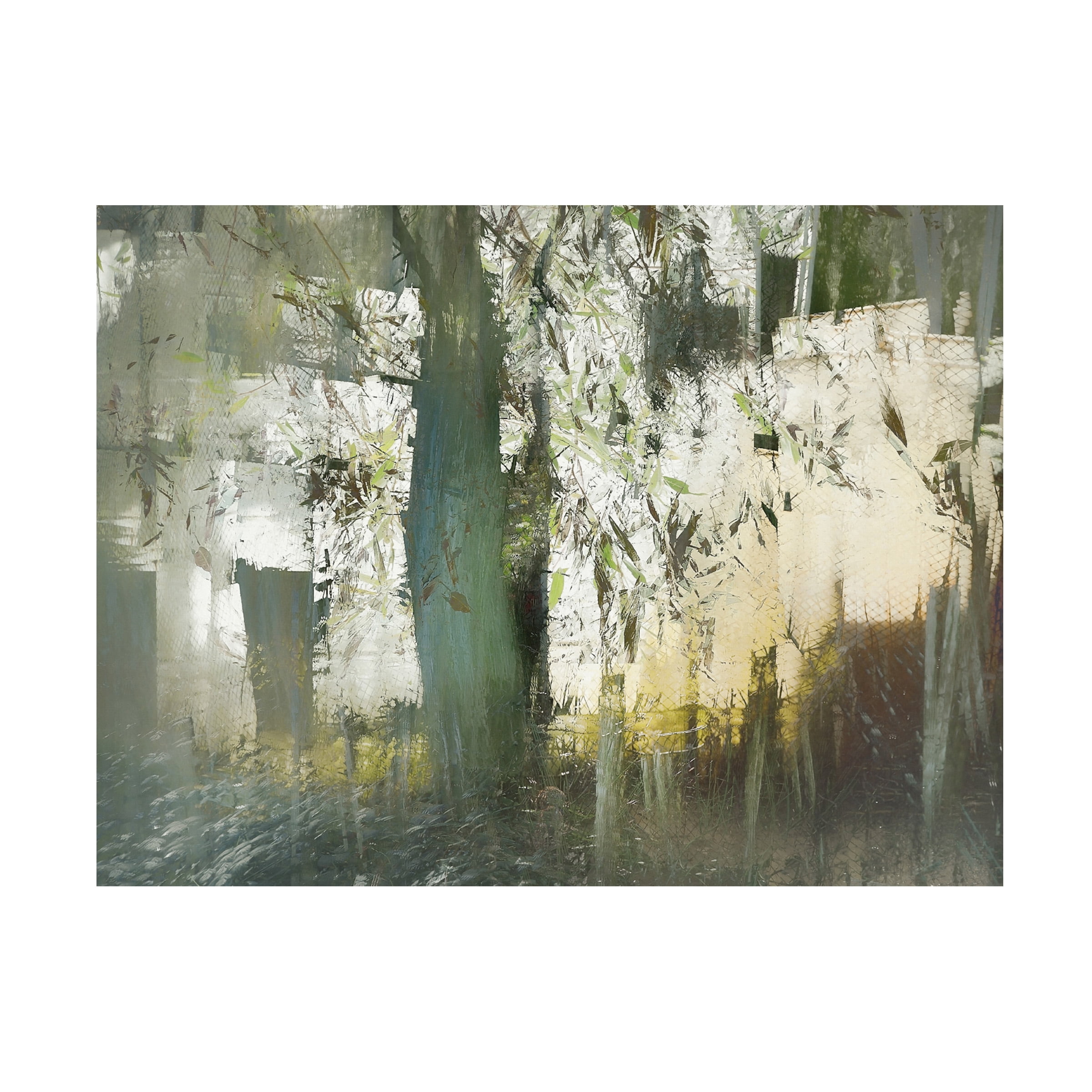 Nel Talen 'In the garden' Canvas Art