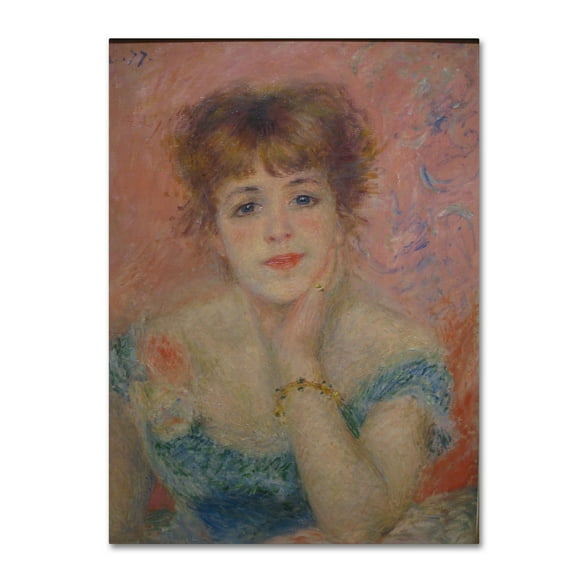 Renoir 'Actree Jeane Samary' Canvas Art