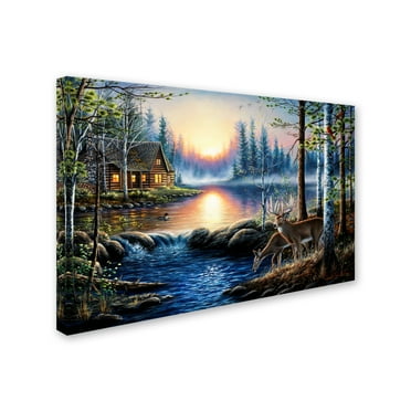 Chuck Black 'Total Bliss' Canvas Art