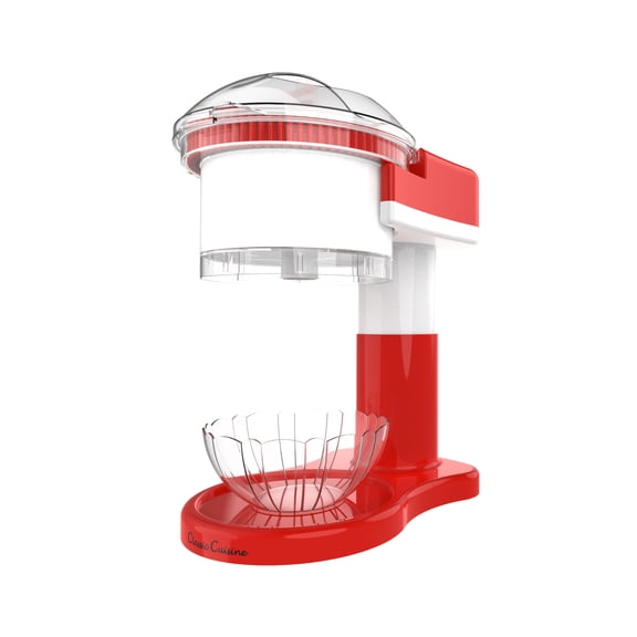 Shaved Ice Maker- Snow Cone, Italian Ice, and Slushy Machine for Home Use, Countertop Electric Ice Shaver/Chipper with Cup by Classic Cuisine
