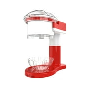 Shaved Ice Maker- Snow Cone, Italian Ice, and Slushy Machine for Home Use, Countertop Electric Ice Shaver/Chipper with Cup by Classic Cuisine