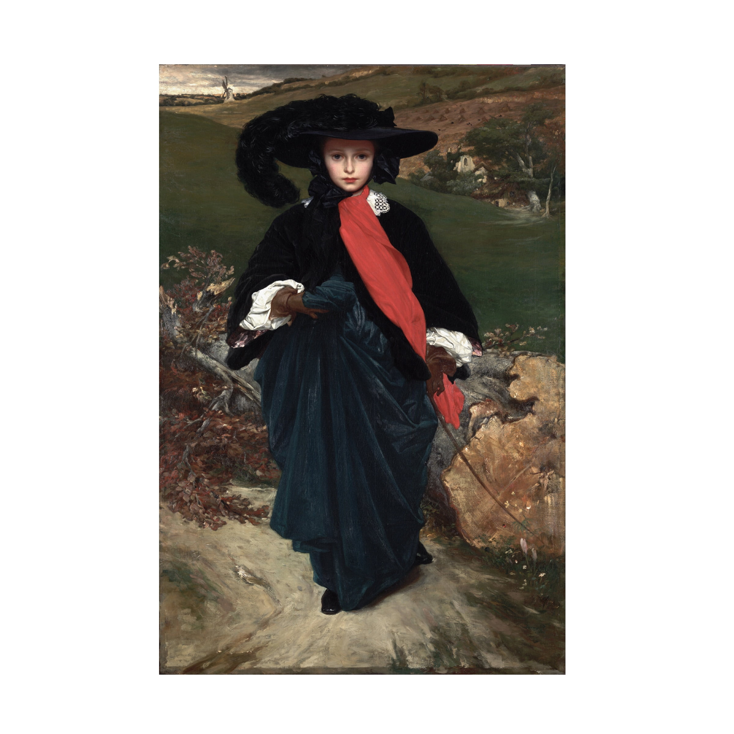 Leighton 'Portrait of May Sartoris' Canvas Art