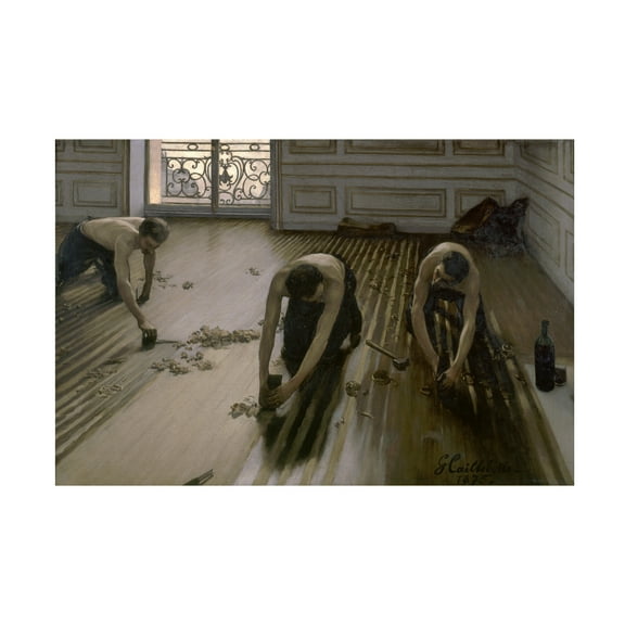 Gustave Caillebotte 'The Floor Planers' Canvas Art