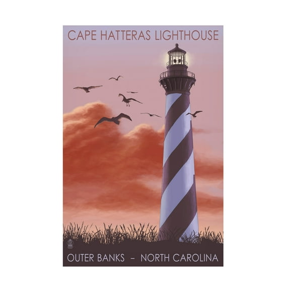 Lantern Press 'Light House 1' Canvas Art