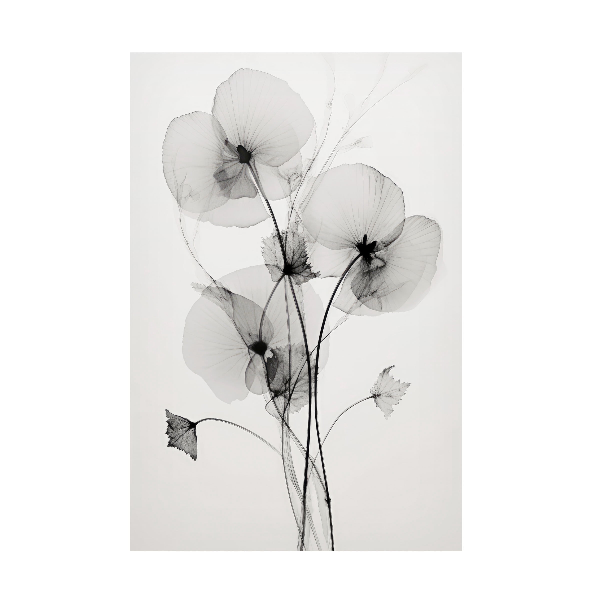 Treechild 'Transparent Botanic No1' Canvas Art