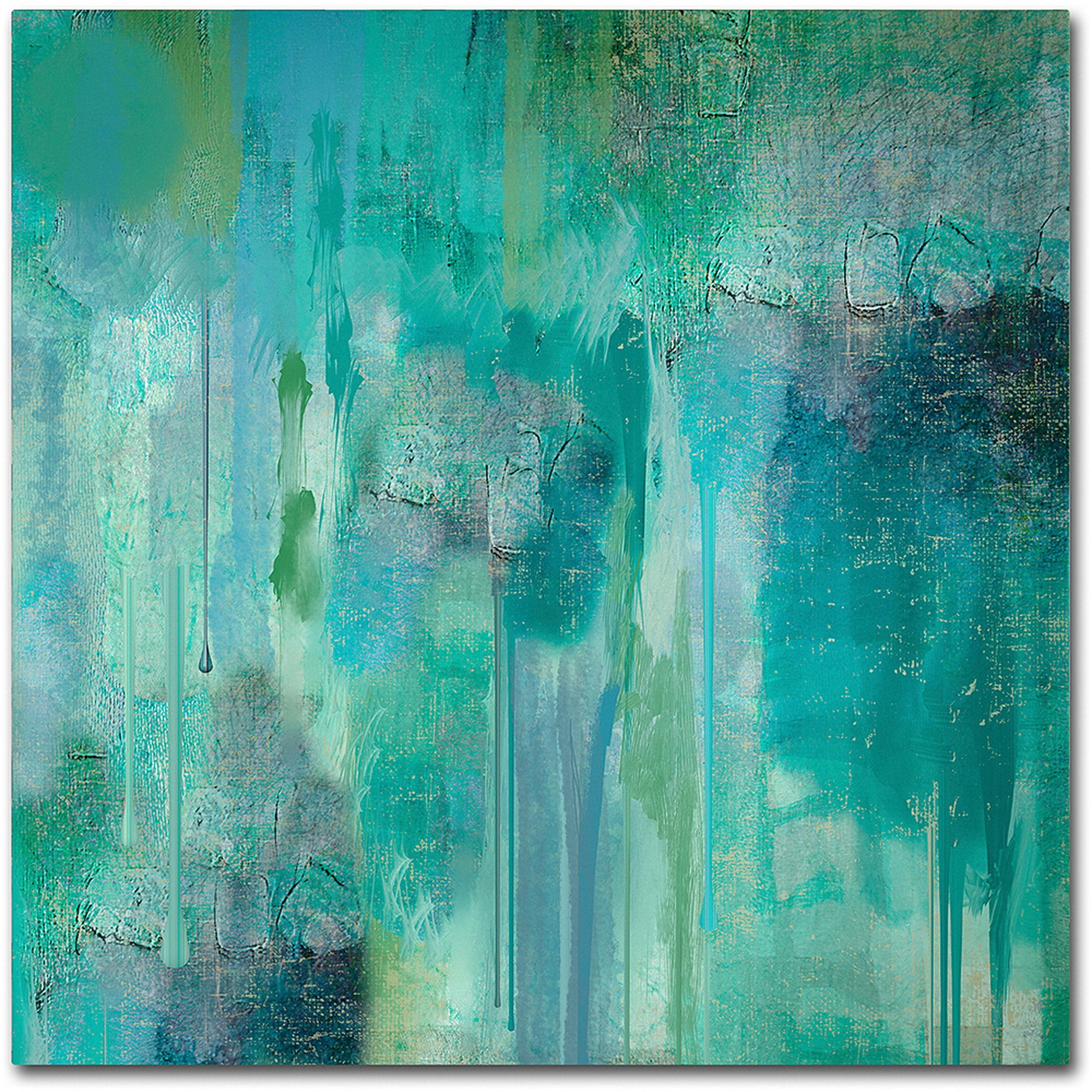 Color Bakery 'Aqua Circumstance II' Canvas Art