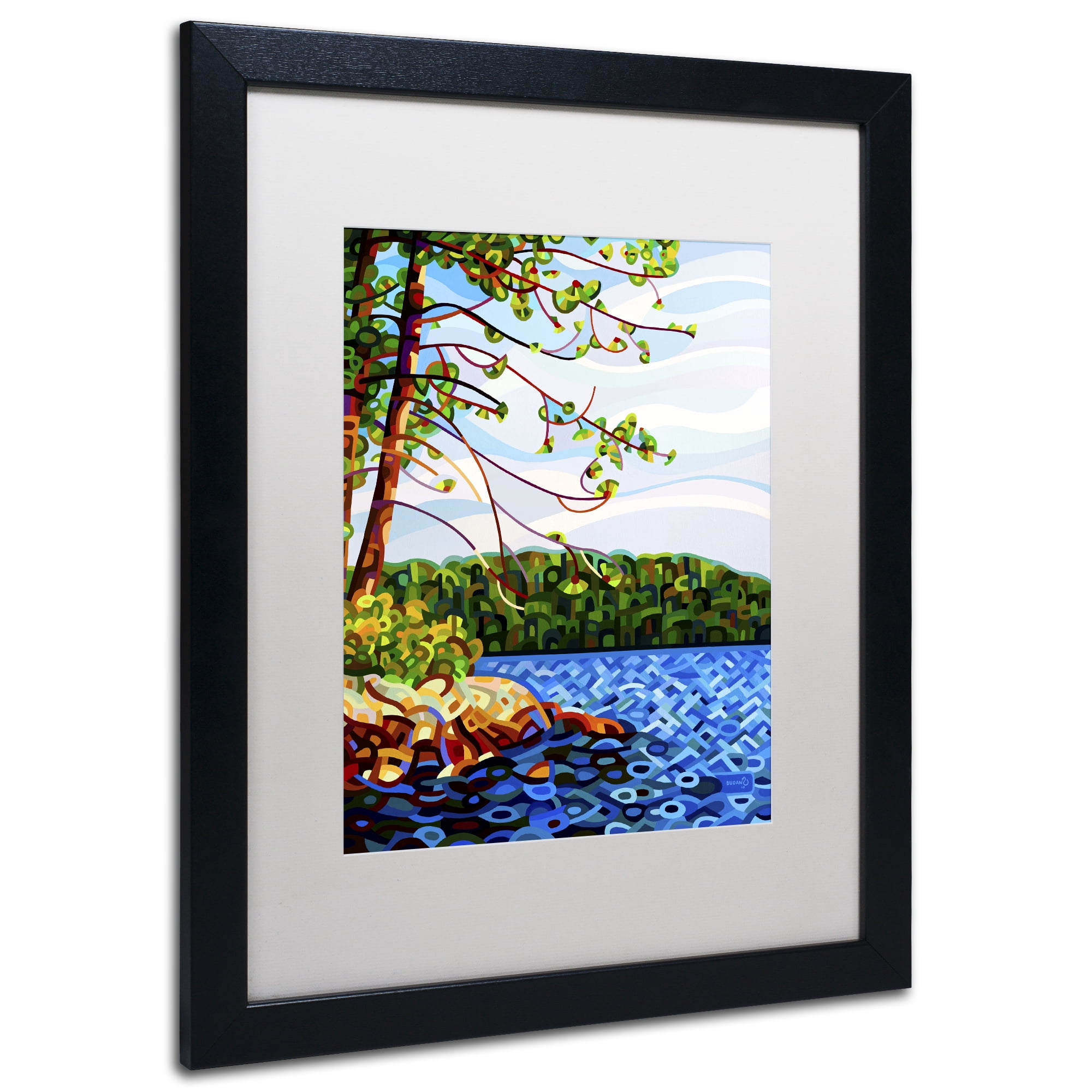 Mandy Budan 'View From Mazengah' Matted Framed Art