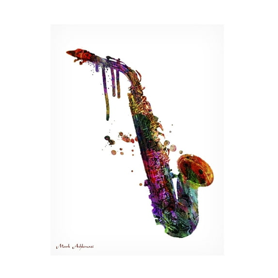 Mark Ashkenazi 'Saxophone II' Canvas Art