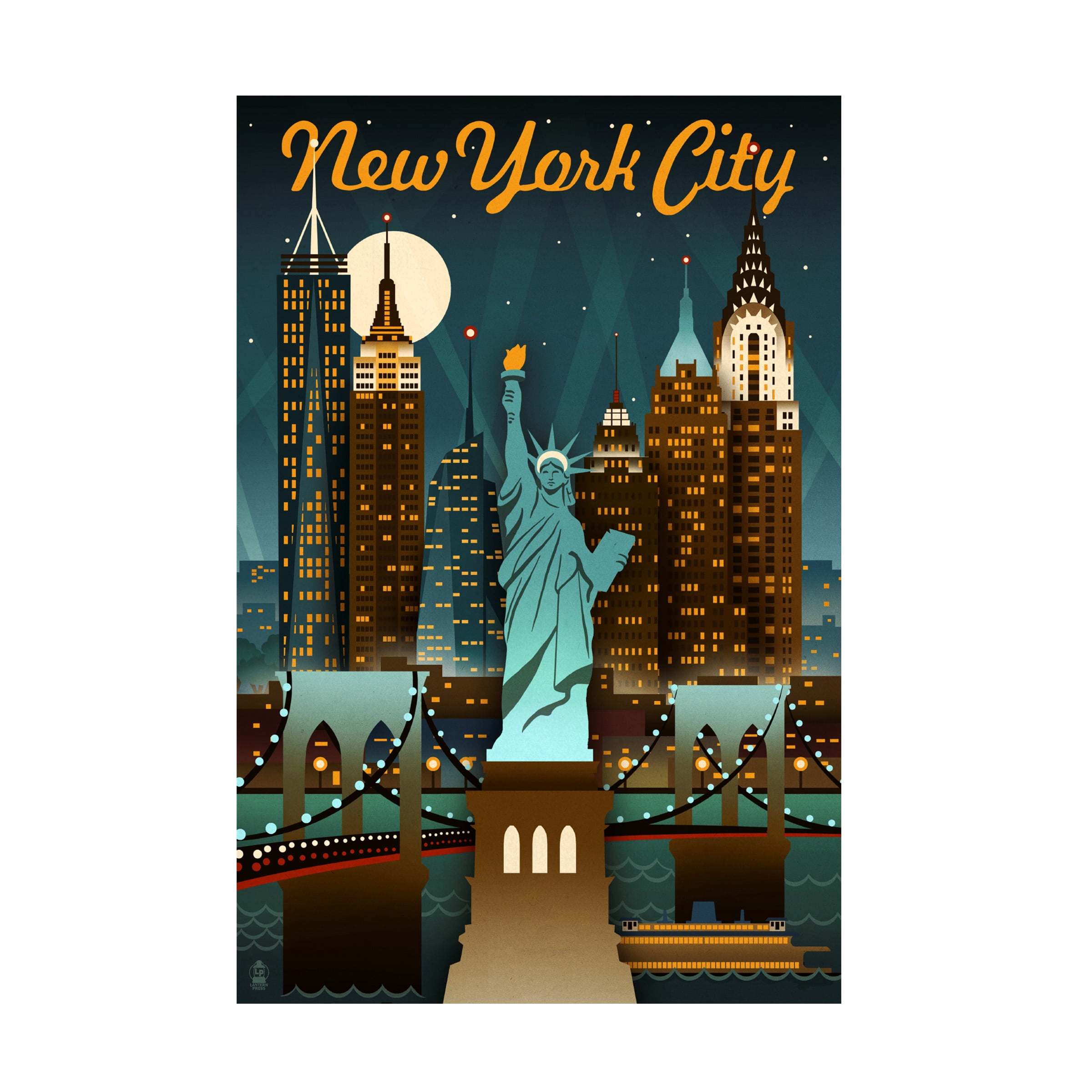 Lantern Press 'Travel 124' Canvas Art