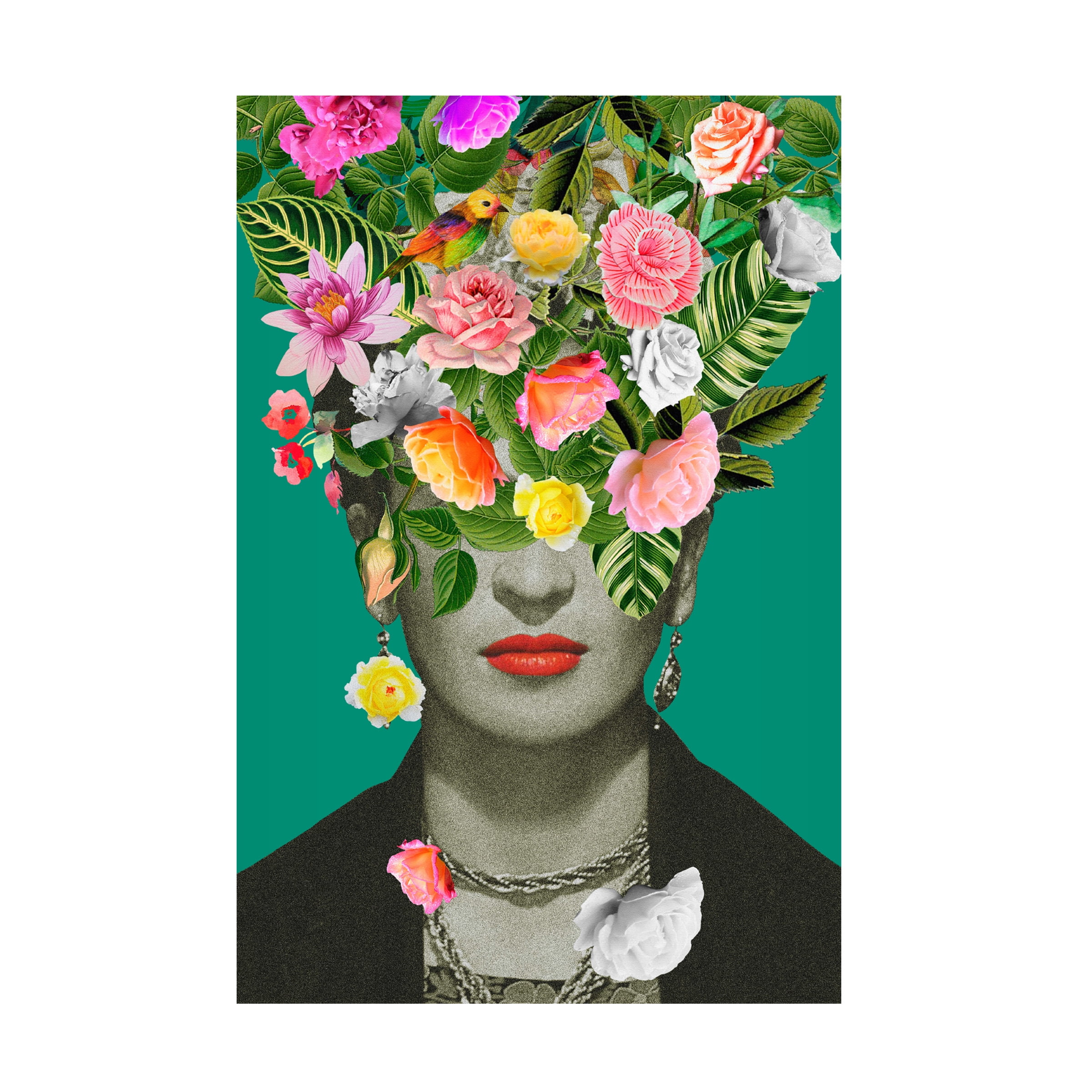 Trademark Fine Art Frida Floral Studio Floral Frida Canvas Wall Art - 30x47