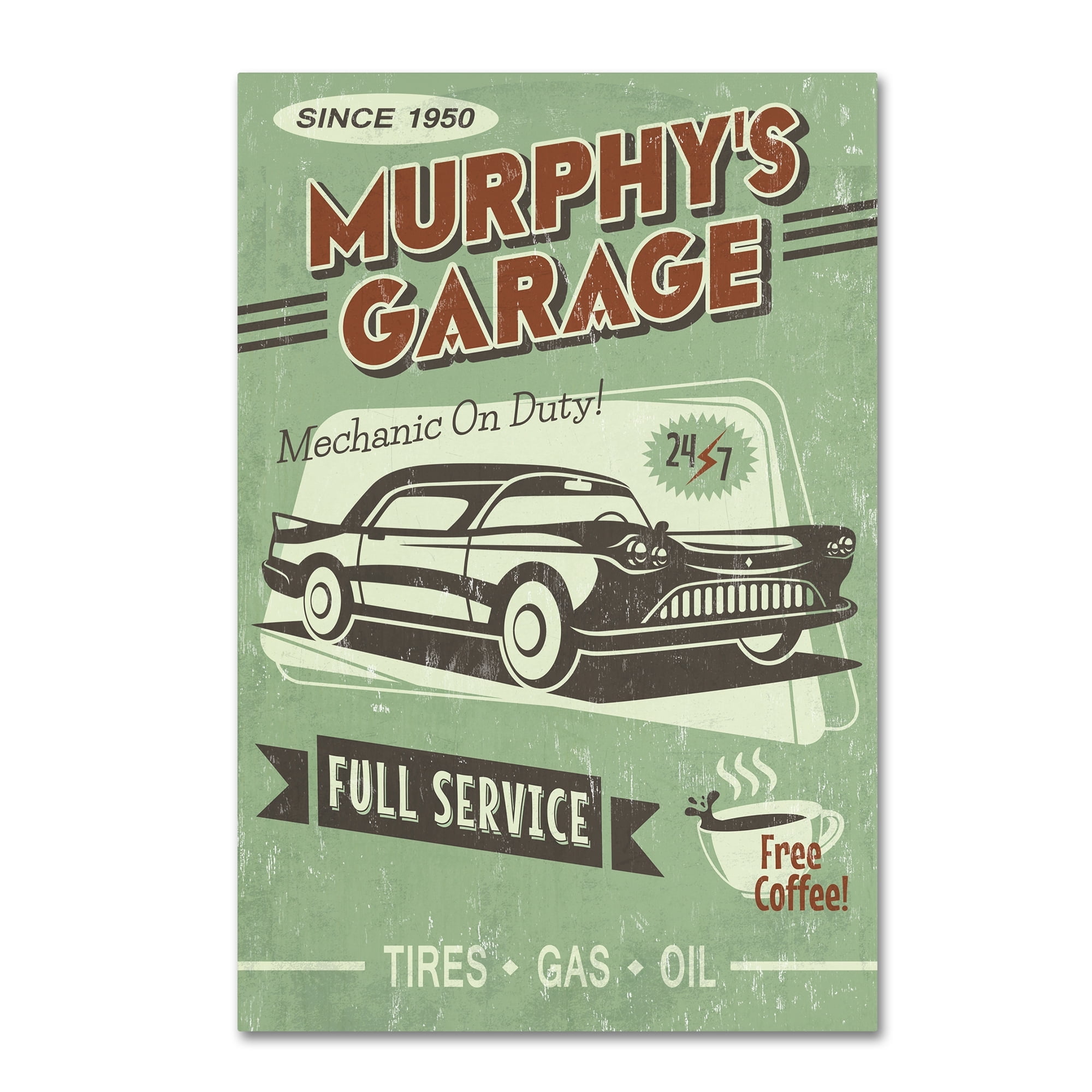 Lantern Press 'Car 2' Canvas Art