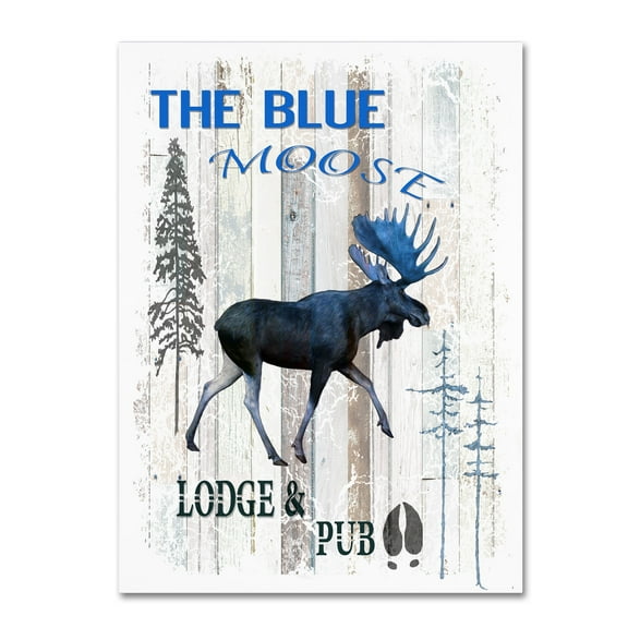LightBoxJournal 'The Blue Moose' Canvas Art