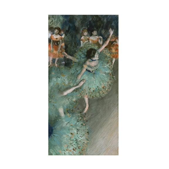 Degas 'Green Dancer' Canvas Art