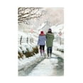 thumbnail image 1 of The Macneil Studio 'Couple in Snow' Canvas Art, 1 of 4