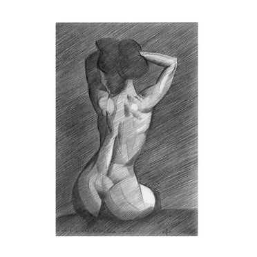 Corne Akkers 'A 2nd Tribute to Bettie Page' Canvas Art