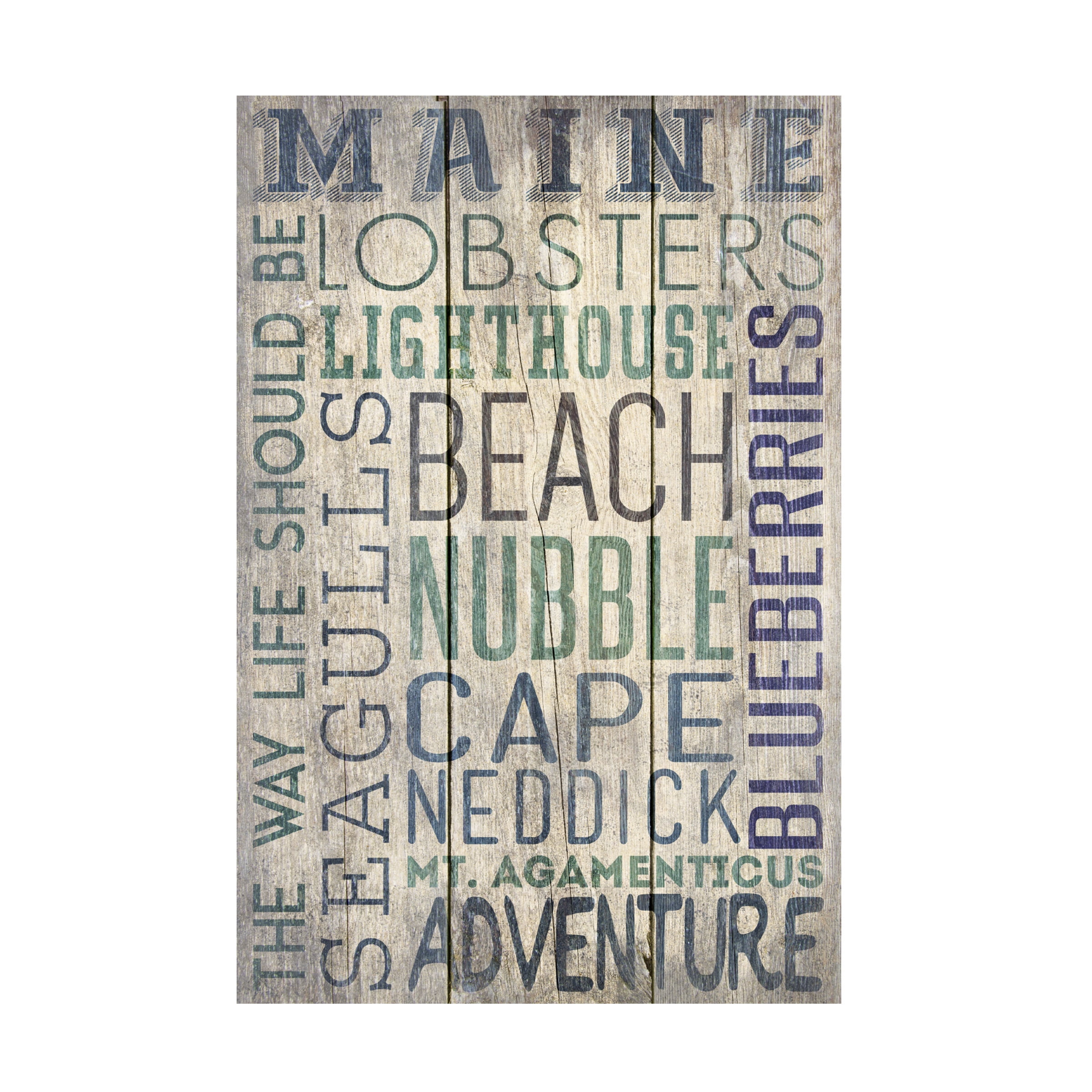 Lantern Press 'Maine 1' Canvas Art