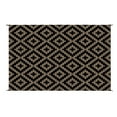 thumbnail image 1 of Pure Garden 8x10 Waterproof Outdoor Patio Rug with LED Lights, Brown, 1 of 6