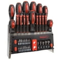 thumbnail image 1 of Stalwart 39-Piece Magnetic Screwdriver Set Tool Kit with Storage Rack, 1 of 6