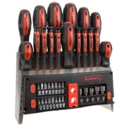 Stalwart 39-Piece Magnetic Screwdriver Set Tool Kit with Storage Rack