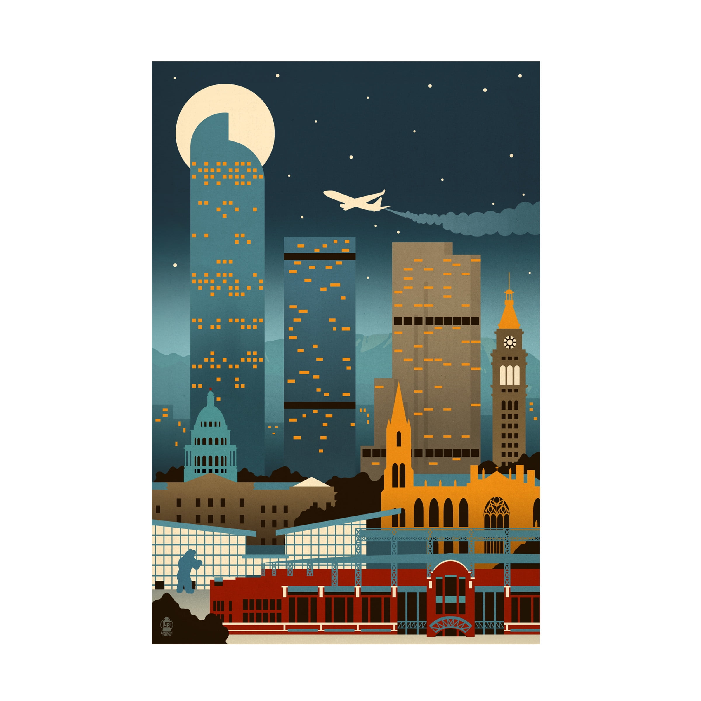 Lantern Press 'Travel 128' Canvas Art