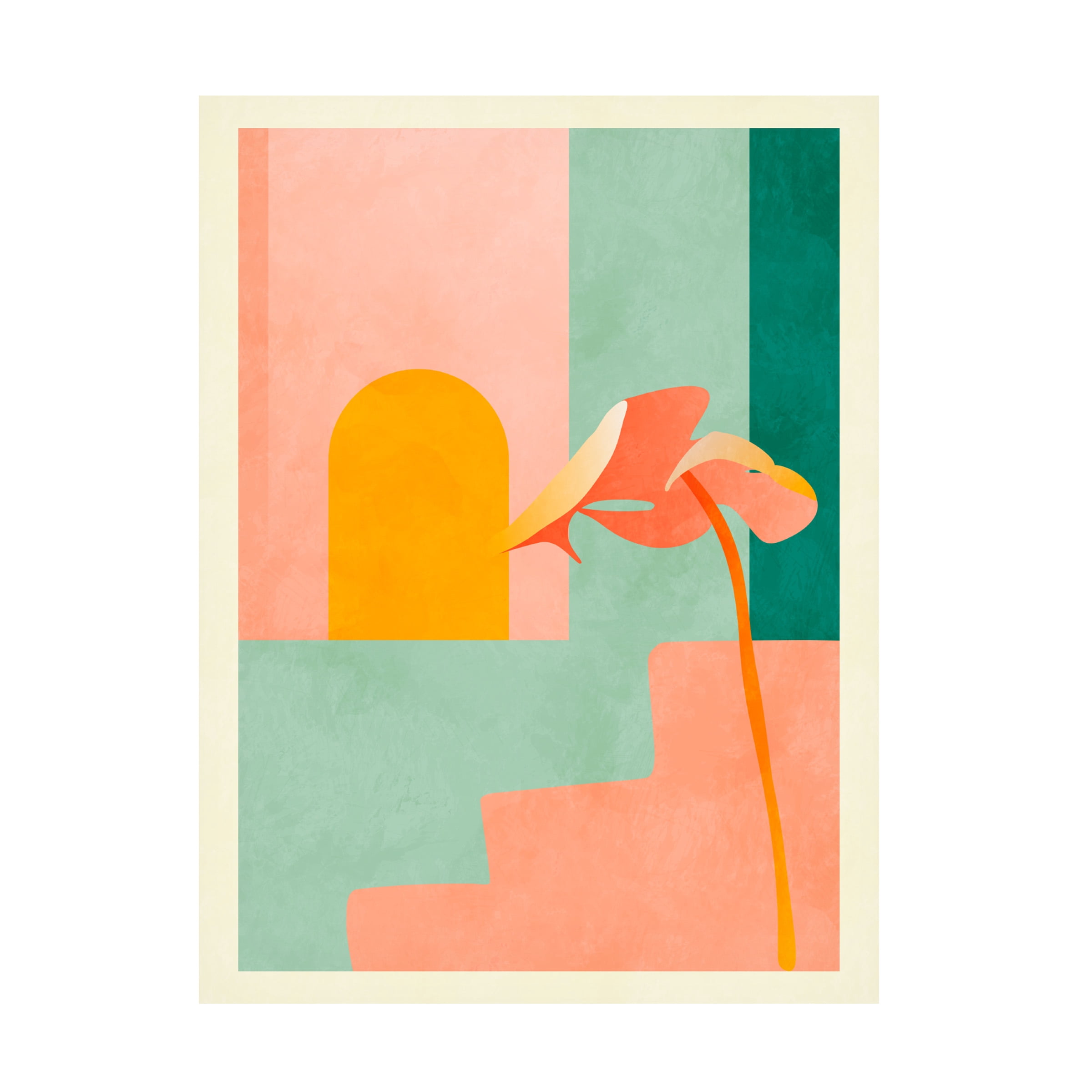 Ana Rut Bre 'Spaces 3 Treppe' Canvas Art