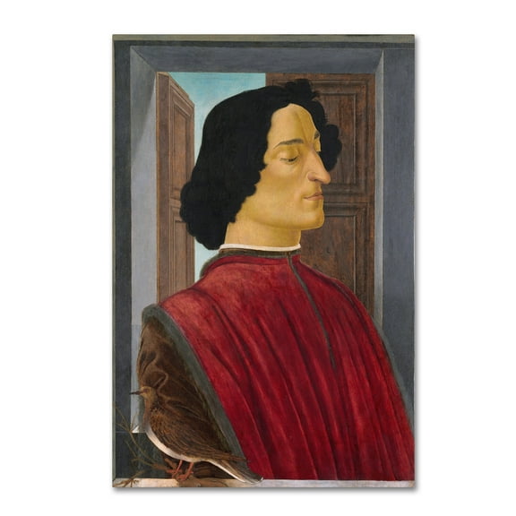 Botticelli 'Giuliano Di Medici' Canvas Art