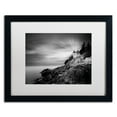 thumbnail image 1 of Moises Levy 'Bass Harbor Lighthouse' Matted Framed Art, 1 of 3