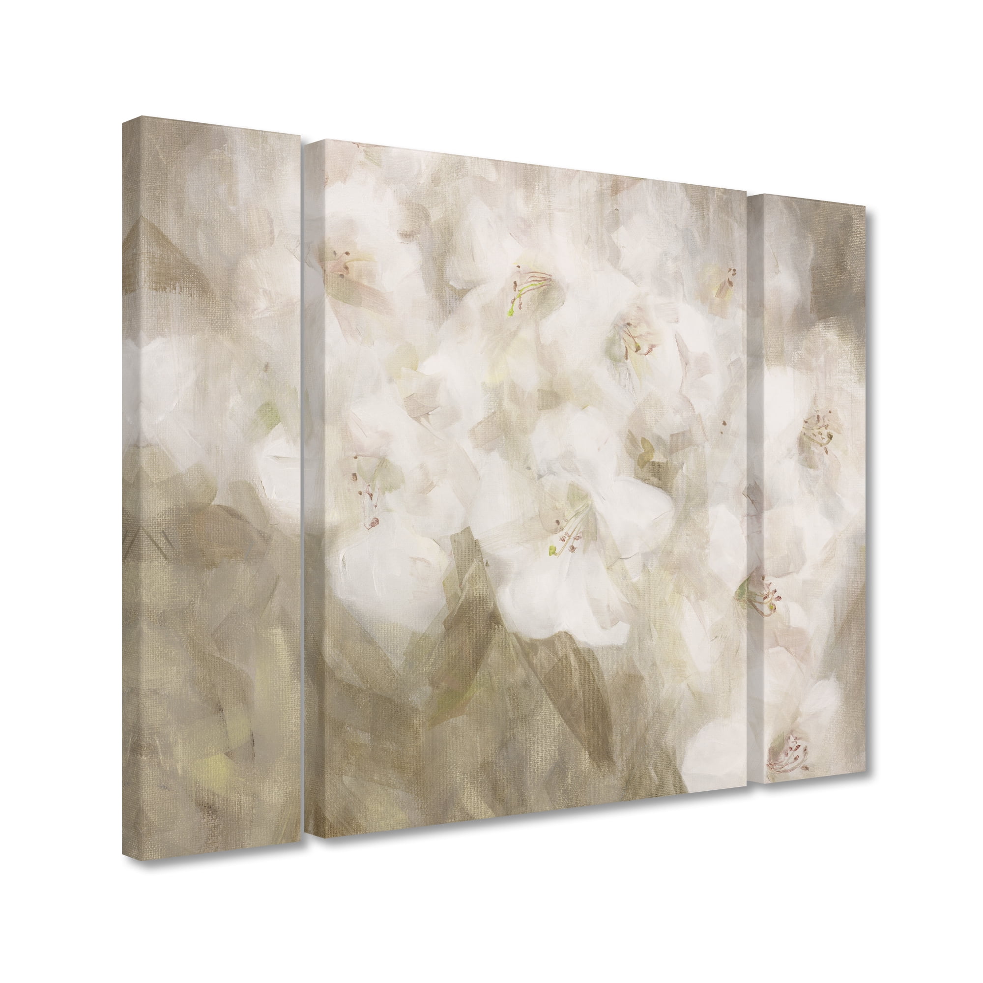 Li Bo 'Wild Flowers II' Multi Panel Art Set Large