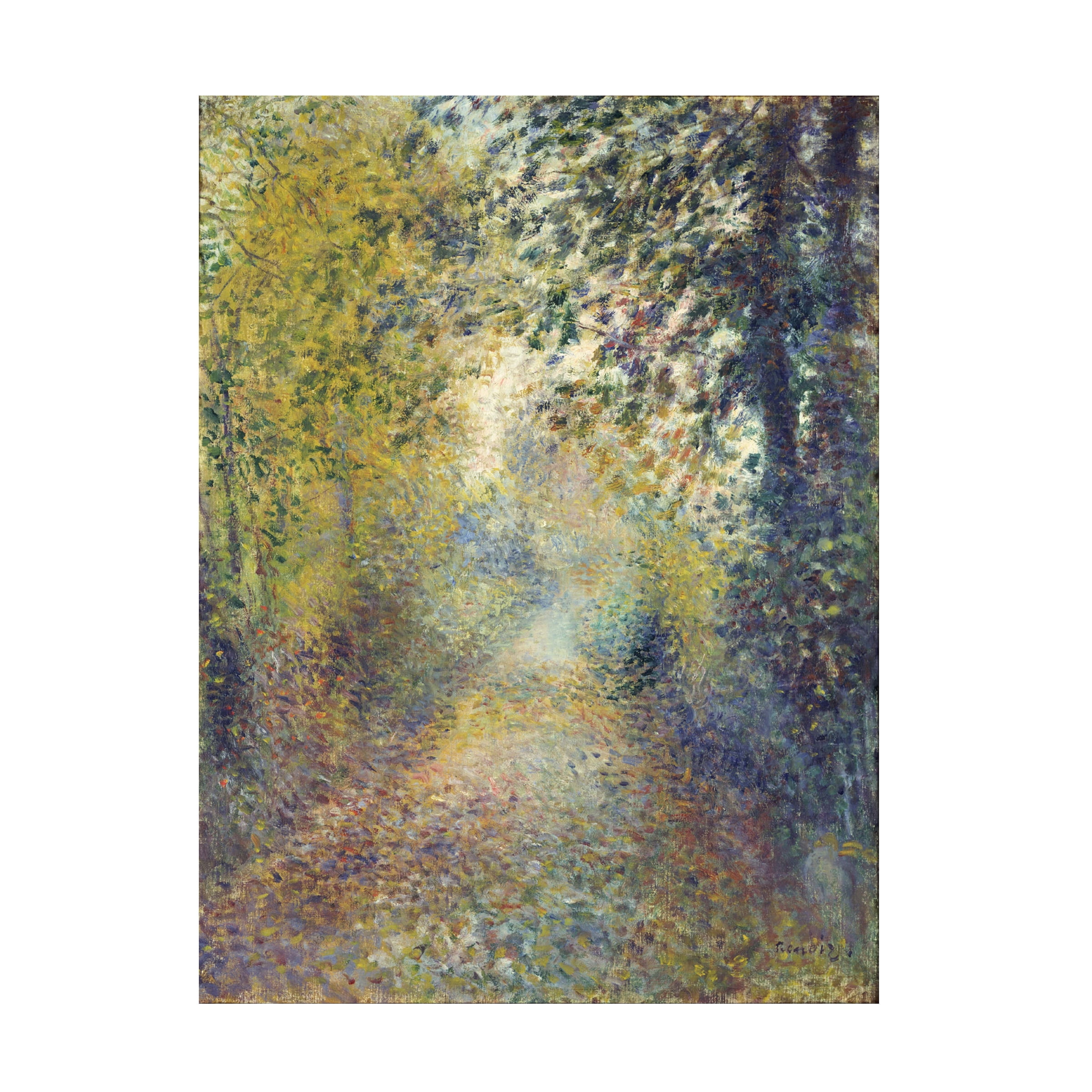 Renoir 'In The Woods' Canvas Art