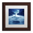 thumbnail image 1 of Moises Levy 'Tormenta en Ixtapa Blue' Matted Framed Art, 1 of 4
