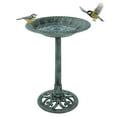thumbnail image 1 of Pure Garden Weather-Resistant Antique Bird Bath with Stakes (Patina Green), 1 of 6