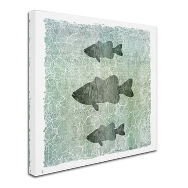 LightBoxJournal 'Life Is Better At The Lake Bass' Canvas Art