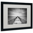 thumbnail image 1 of Matted art under acrylic in a black frame, 1 of 5
