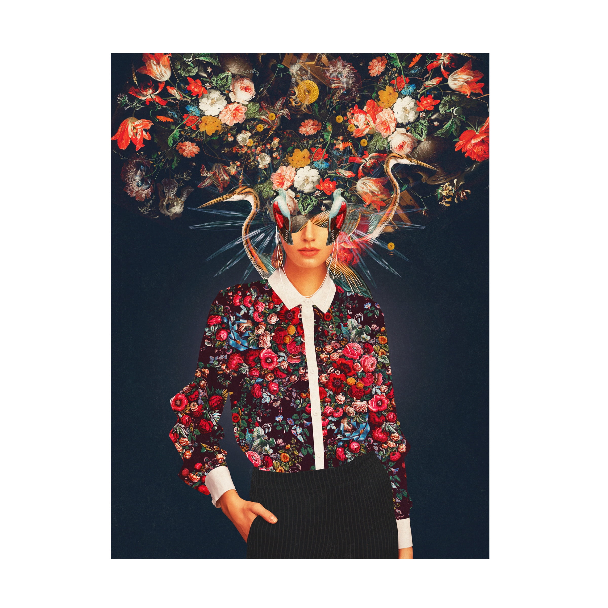 Frank Moth 'Your Head Was Full of Colours That Had No Names' Canvas Art