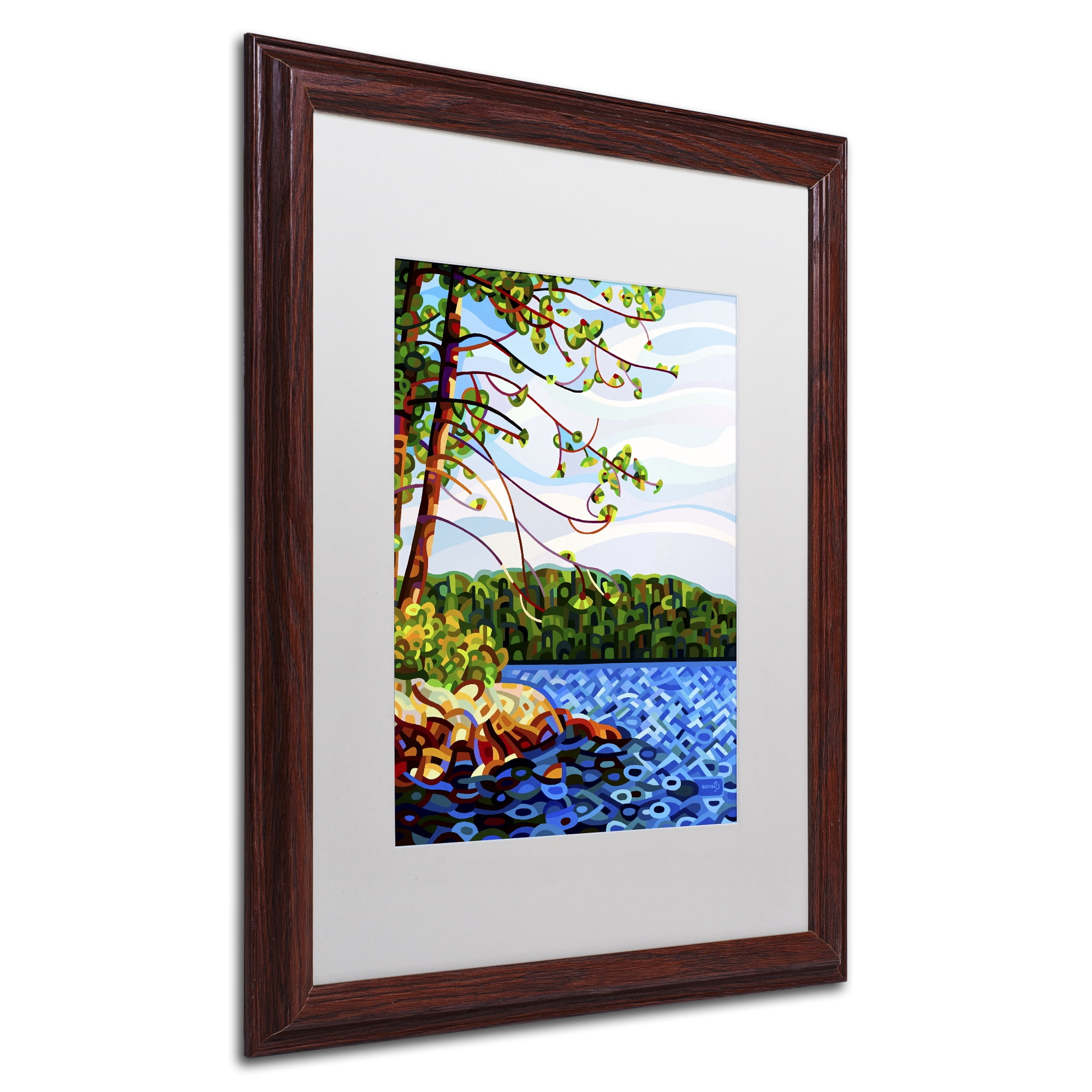 Mandy Budan 'View From Mazengah' Matted Framed Art
