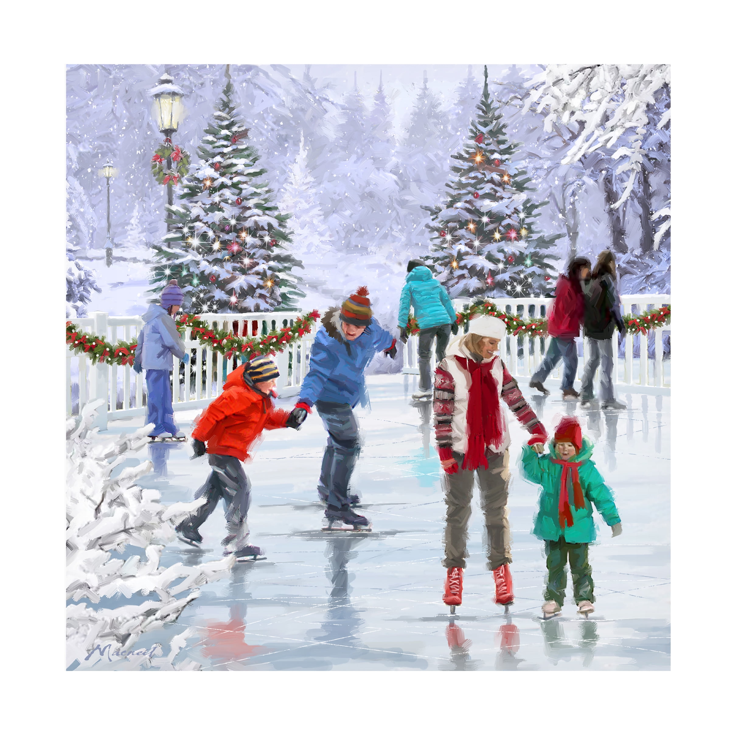 The Macneil Studio 'Skaters' Canvas Art