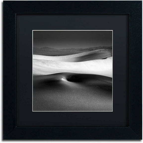 Dave MacVicar 'Navel' Black Matted Framed Art