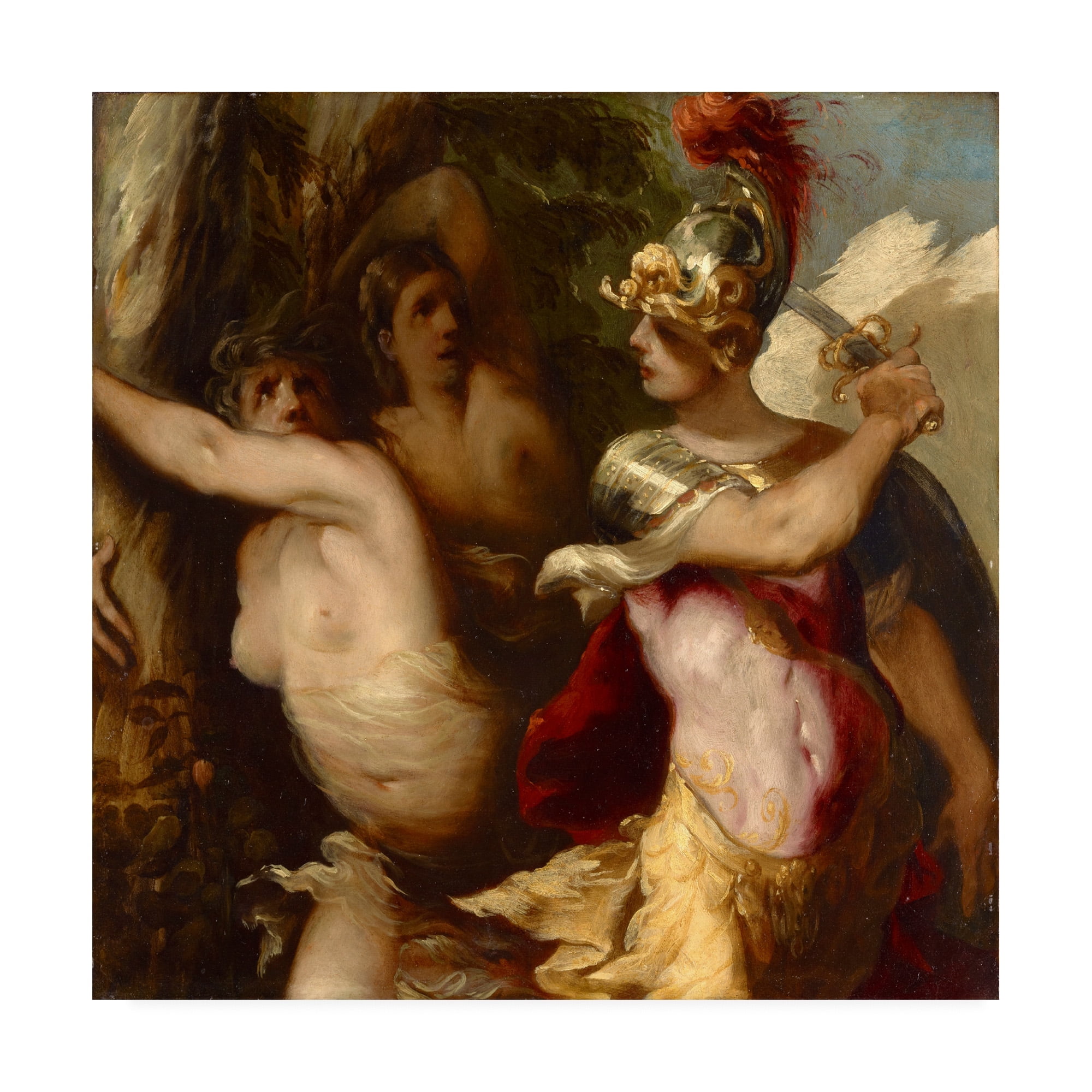 Maffei 'Rinaldos Conquest of the Enchanted Forest' Canvas Art