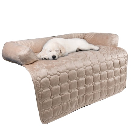 PETMAKER Padded Furniture Protector for Dogs and Cats - 35" x 35", Beige