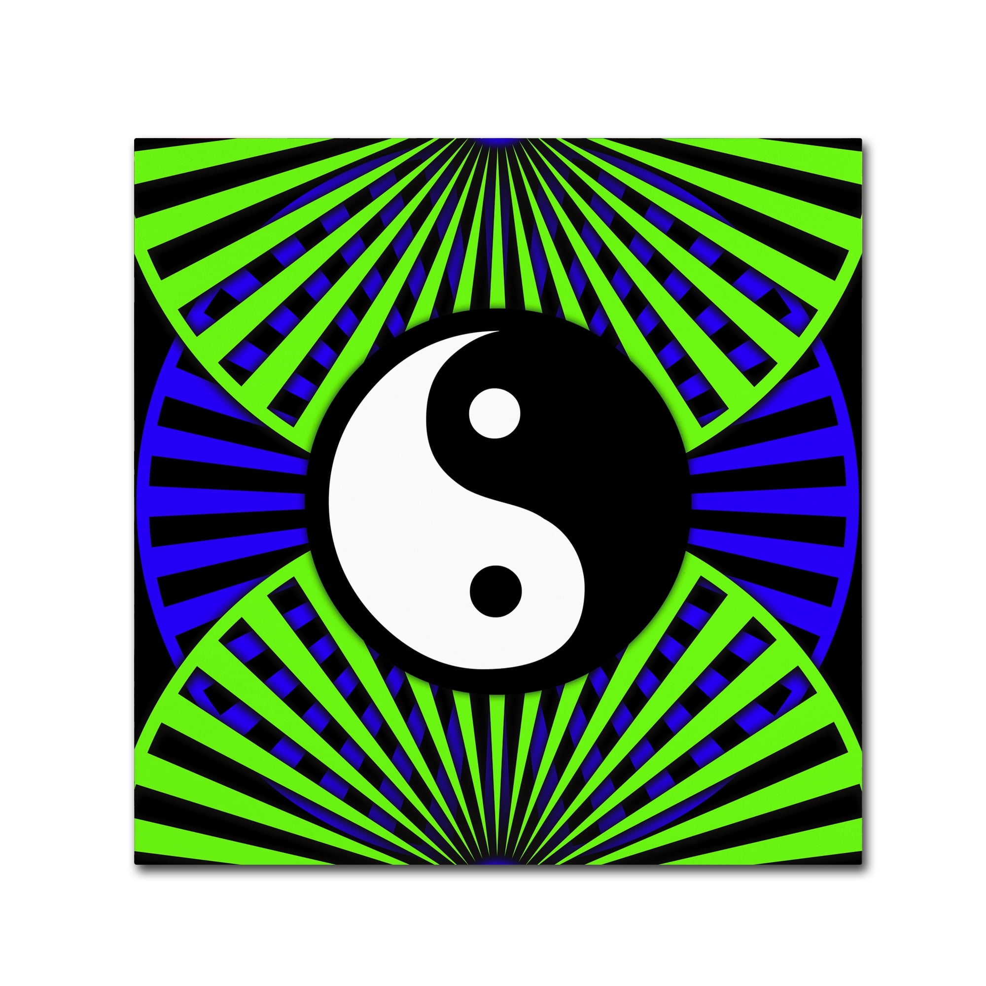 LightBoxJournal 'Black Light Pattern 3' Canvas Art