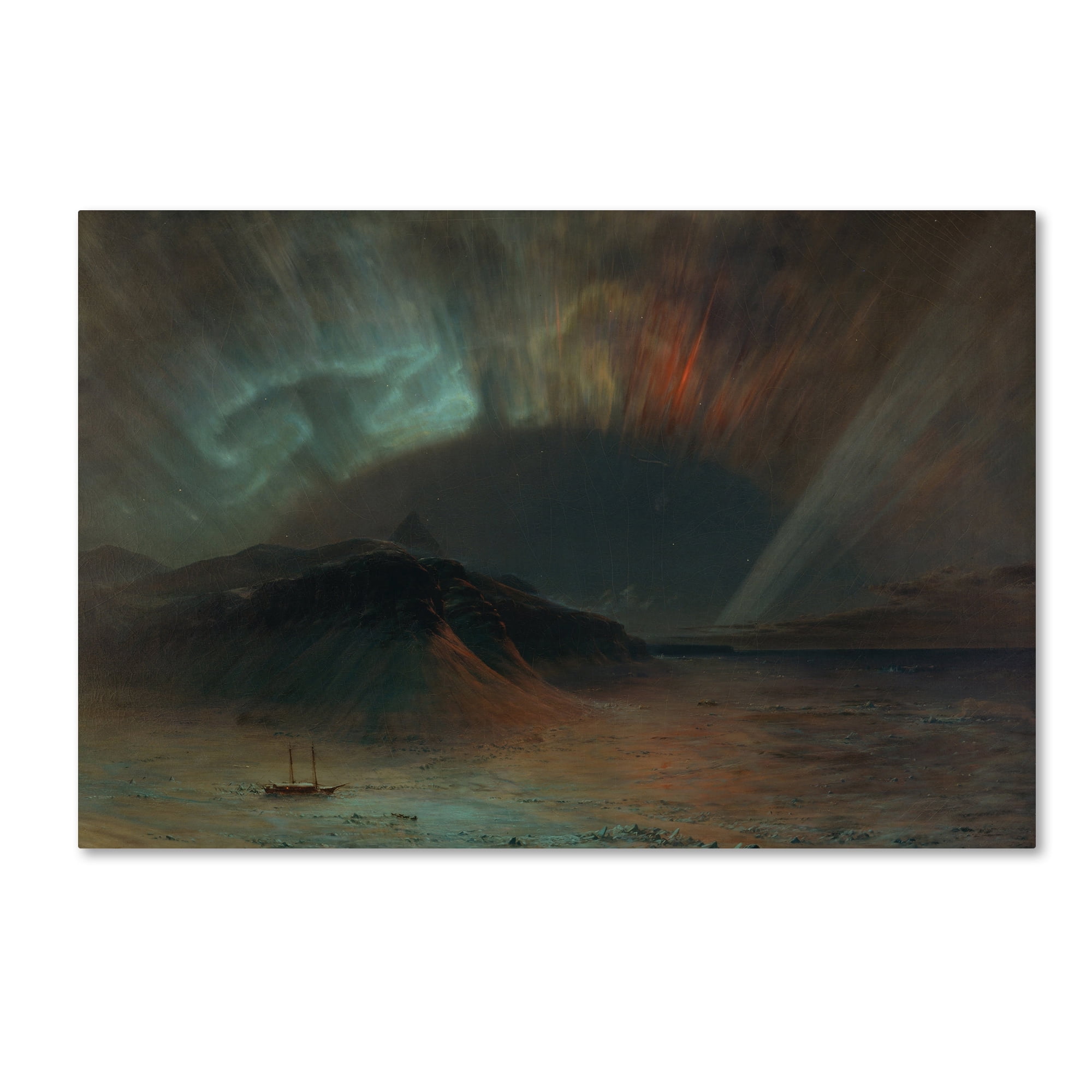 Church 'Aurora Borealis' Canvas Art
