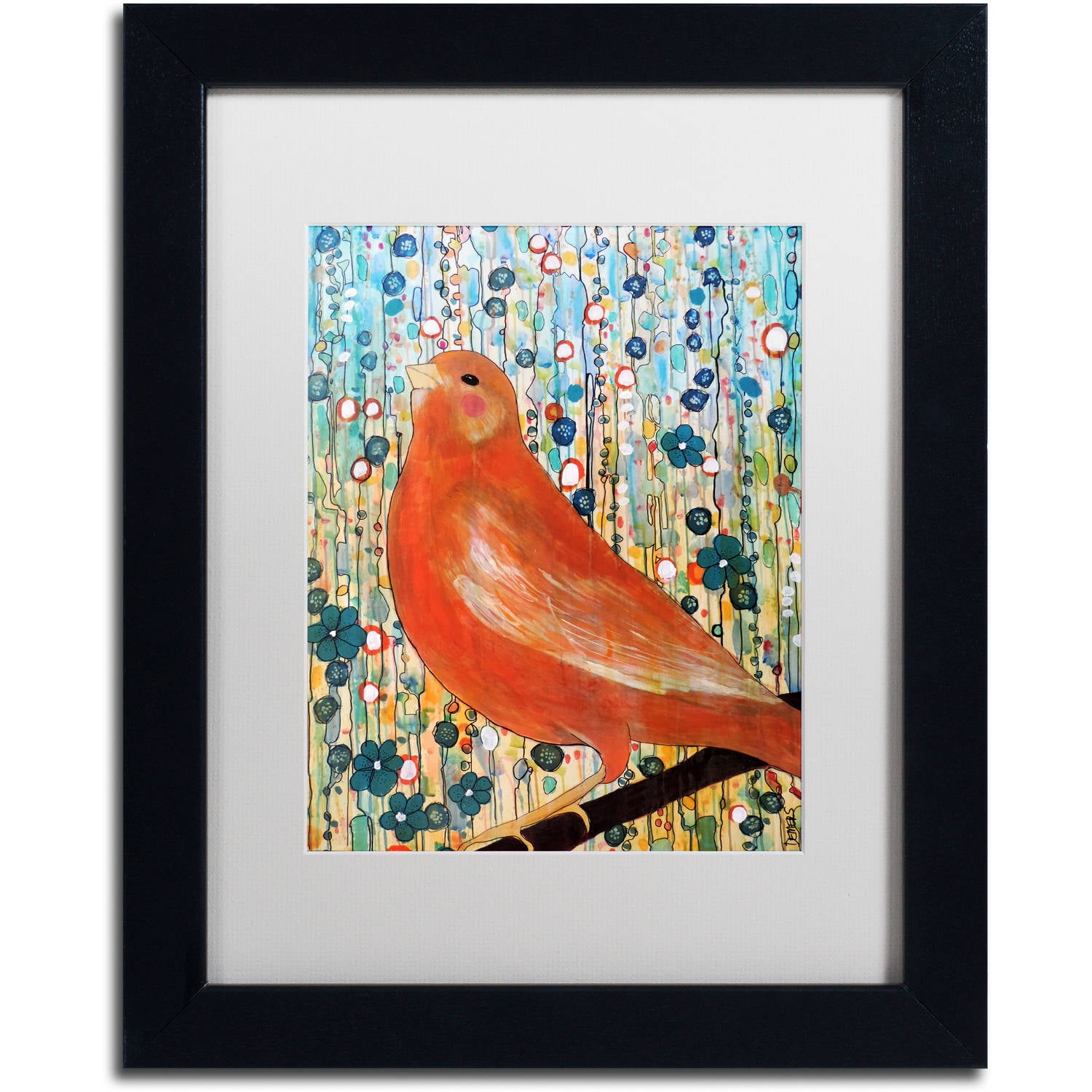 Sylvie Demers 'Serenade' Matted Framed Art
