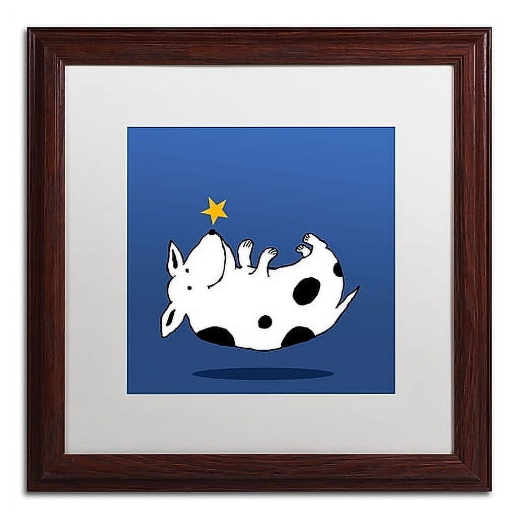 Carla Martell 'Star Dog' Matted Framed Art